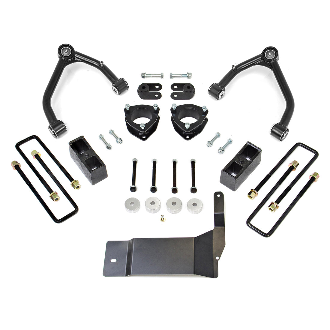 ReadyLIFT 69-3416 - 2014-2016 Chevrolet/GMC 1500 4'' SST Lift Kit with Upper Control Arms for Cast Steel OE Upper Control Arms without Shocks