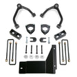 ReadyLIFT 69-3485 - 2007-2013 Chevrolet/GMC 1500 4'' SST Lift Kit Front with 3'' Rear Blocks with Upper Control Arms for Cast Steel OE Upper Control Arms without Shocks