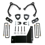 ReadyLIFT 69-3485 - 2007-2013 Chevrolet/GMC 1500 4'' SST Lift Kit Front with 3'' Rear Blocks with Upper Control Arms for Cast Steel OE Upper Control Arms without Shocks