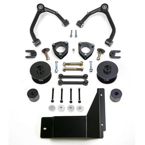 ReadyLIFT 69-3495 - 2007-2014 Chevrolet/GMC Tahoe/Suburban/Yukon  Xl 4'' SST Lift Kit with 3'' Rear Spacer Upper Control Arms for Factory Steel OE Upper Control Arms without Shocks