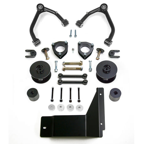 ReadyLIFT 69-3495 - 2007-2014 Chevrolet/GMC Tahoe/Suburban/Yukon  Xl 4'' SST Lift Kit with 3'' Rear Spacer Upper Control Arms for Factory Steel OE Upper Control Arms without Shocks