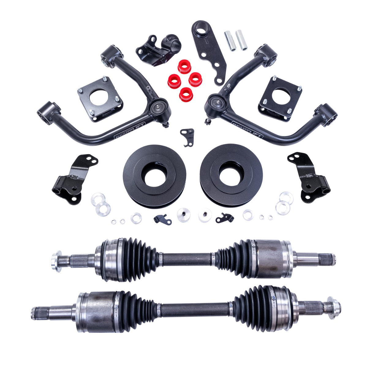 ReadyLIFT 69-52311 - 2022-2025 Toyota Tundra 3.0'' SST Lift Kit Front with 1.25'' Rear with Upper Control Arms with CV Axle
