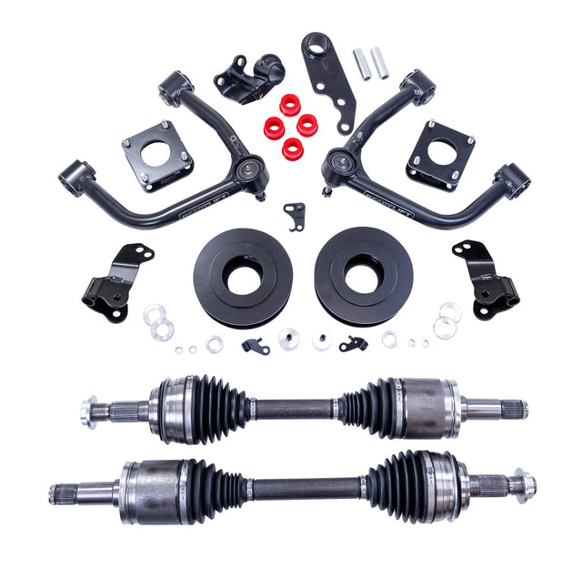ReadyLIFT 69-52311 - 2022-2025 Toyota Tundra 3.0'' SST Lift Kit Front with 1.25'' Rear with Upper Control Arms with CV Axle