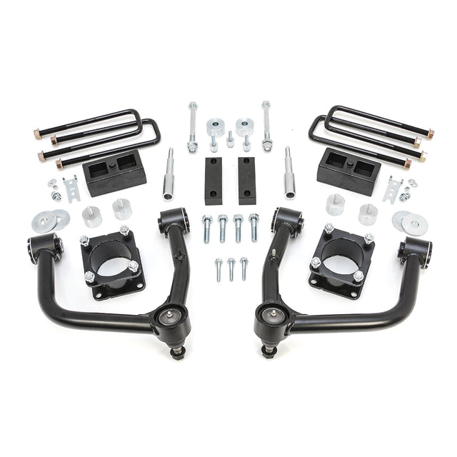 ReadyLIFT 69-5475 - 2007-2021 Toyota Tundra 4.0'' SST Lift Kit Front with 2'' Rear with Upper Control Arms without Shocks
