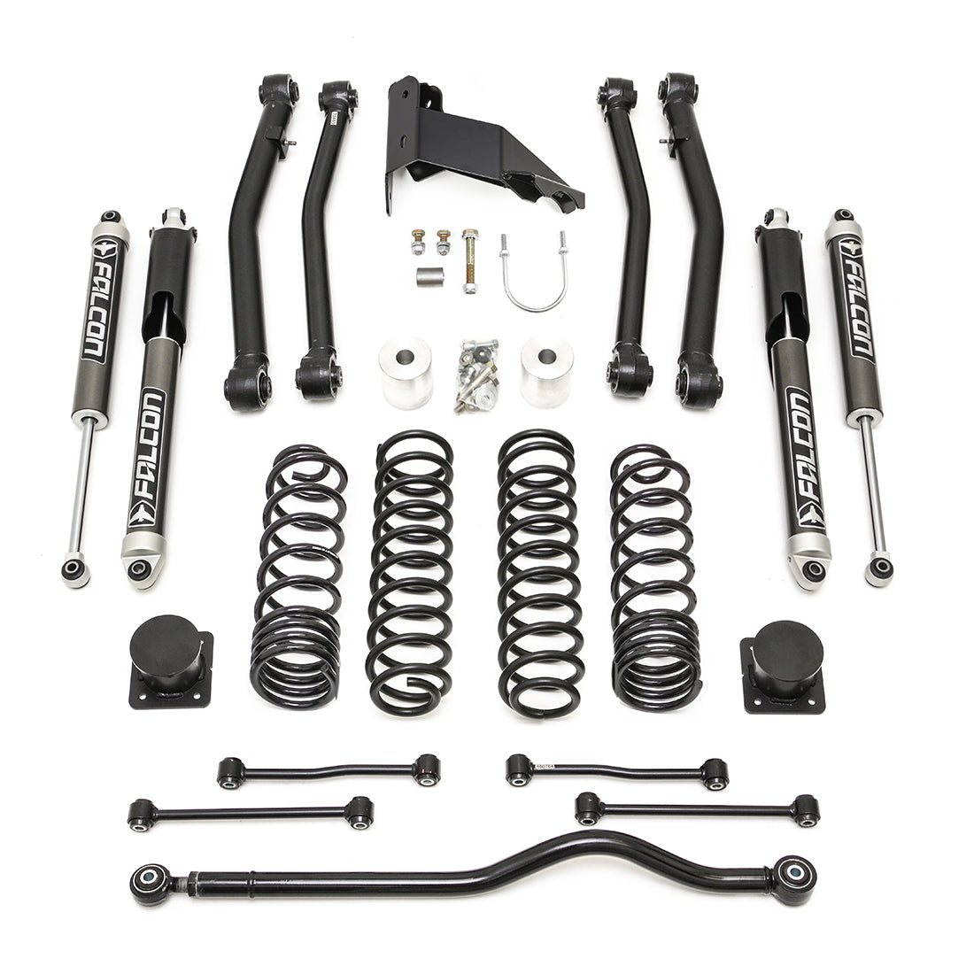 ReadyLIFT 69-6042 - 2020-2025 Jeep JT Gladiator Jeep Gladiator 4" Terrain Flex Max w/ Falcon 2.1 Shocks