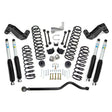 ReadyLIFT 69-6404 - 2017-2018 Jeep JK 4'' Coil Spring Kit with Adjustable Track Bar, Caster Correction Bracket, Exhaust Spacer with Bilstein Shocks