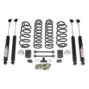ReadyLIFT 69-6828 - 2018-2025 Jeep JL Wrangler Coil Spring Lift Kit with Teraflex 9550 Shocks 2.5'' Rubicon, 3.5'' Sahara/Sport