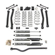 ReadyLIFT 69-6837 - 2018-2025 Jeep JL Wrangler Terrain Flex 4-Arm Kit with Falcon 2.1 Shocks. 3.5'' (silver spring plus front track bar)