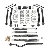 ReadyLIFT 69-6837 - 2018-2025 Jeep JL Wrangler Terrain Flex 4-Arm Kit with Falcon 2.1 Shocks. 3.5'' (silver spring plus front track bar)