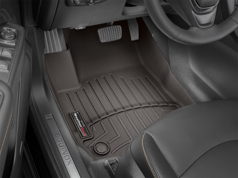 WeatherTech 2008 Buick Enclave Front FloorLiners - Cocoa (Fits Vehicles w/ Post Retention)