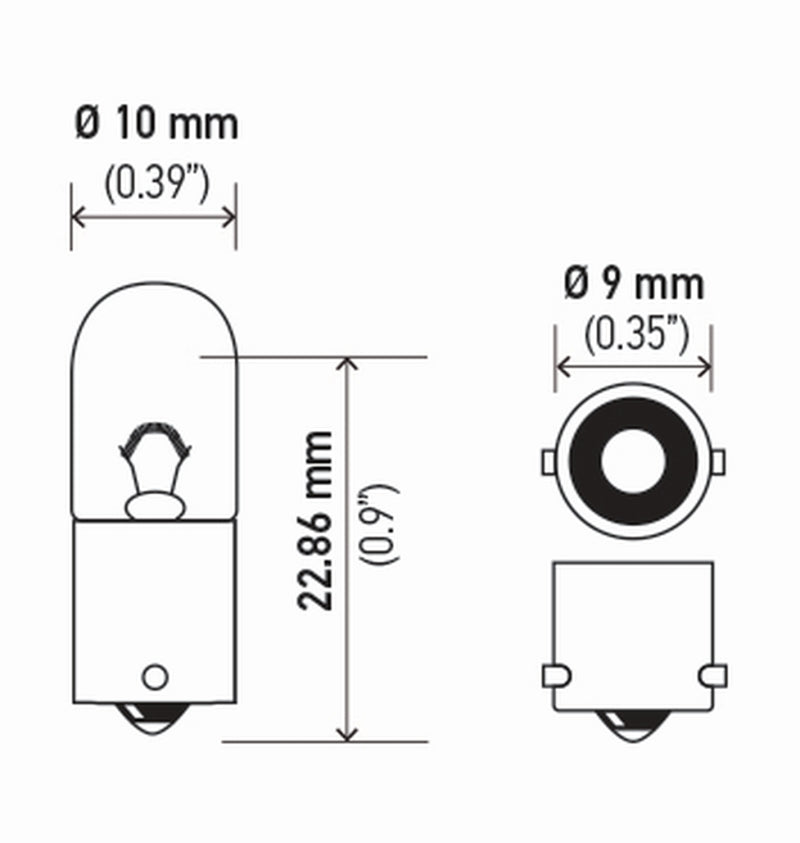 Hella Bulb 3893 12V 4W Ba9S T275 (2)