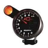 Autometer GM Bowtie Black 5in 10000 RPM Pedestal Electronic Tachometer w/ Ext Shift Light