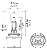 Hella Bulb 884 12V 27W Pg13 T325