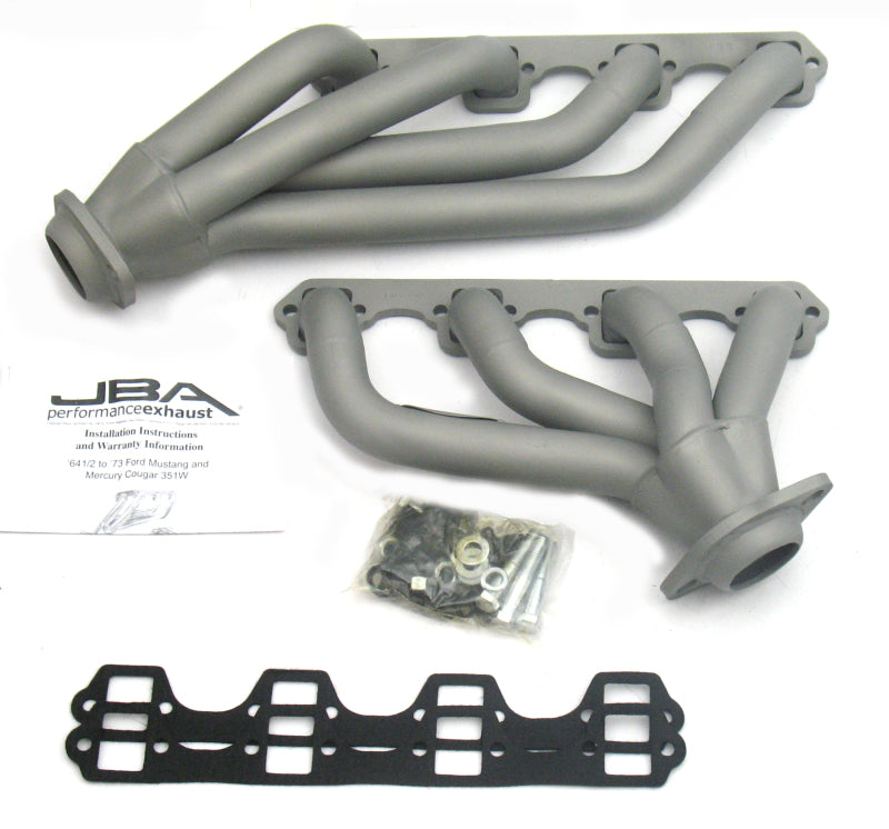 JBA 65-73 Ford Mustang 351W SBF 1-5/8in Primary Ti Ctd Mid Length Header