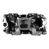 Edelbrock B/B Chev Rect Port RPM Air-Gap Manifold - Black Plasma Finish