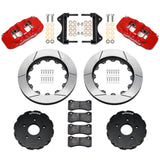 Wilwood kit front AERO6 C7 vette 2014-UP 14.00 rotor GT red