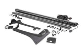 LED Light Kit | Windshield Mount | 50" BLK Single Row | Jeep Gladiator JT/Wrangler JL (18-26)