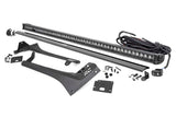 LED Light Kit | Windshield | 50" BLK Single Row | WHT DRL | Jeep Gladiator JT/Wrangler JL (18-26)