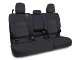 PRP Jeep Wrangler JT Rear Bench Covers - with Armrest - Black/Purple