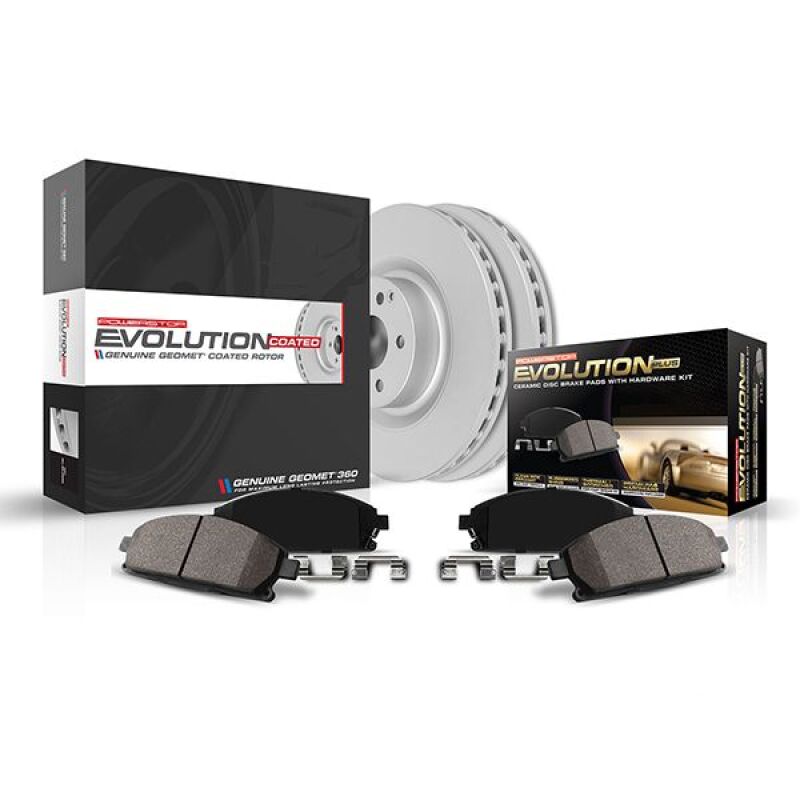 Power Stop 21-24 Acura TLX Front Z17 Coated Brake Kit