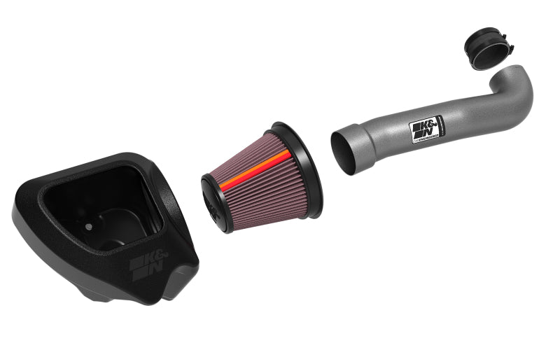K&N 12-18 Jeep Wrangler 3.6L V6 NextGen Aluminum Cold Air Intake System