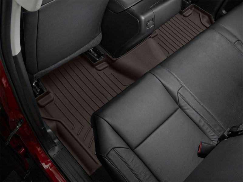 WeatherTech 14-21 Toyota Tundra DC w/Carpeted Floors Rear FloorLiner HP - Cocoa