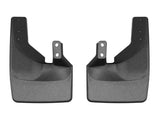 WeatherTech 21-22 Ford Bronco Rear No Drill Mudflaps - Black