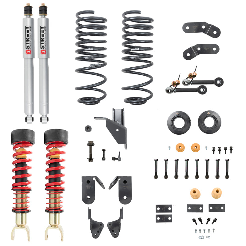 Belltech 19+ RAM 1500 (6-LUG) Performance Coilover Kit 1-3in Front/3-4in Rear