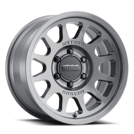 Method MR703 Bead Grip HD 18x9 +40mm Offset 6x5.5 95.25mm CB Gloss Titanium Wheel