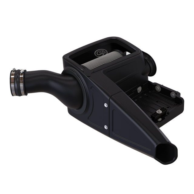 Cold Air Intake For 98-03 Ford F250 F350 F450 F550 V8-7.3L Powerstroke Dry Extendable White S&B