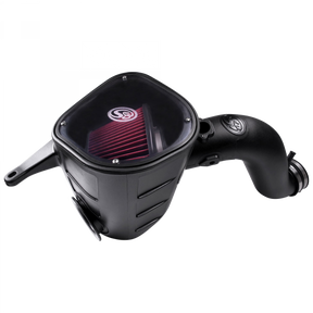 Cold Air Intake For 13-18 Dodge Ram 2500 3500 L6-6.7L Cummins Cotton Cleanable Red S&B