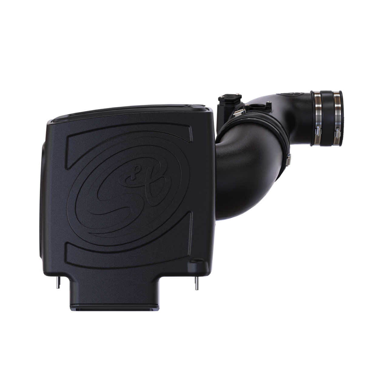 Cold Air Intake For 11-16 Chevrolet Silverado GMC Sierra V8-6.6L LML Duramax Cotton Cleanable Red S&B