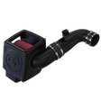 Cold Air Intake For 11-16 Chevrolet Silverado GMC Sierra V8-6.6L LML Duramax Cotton Cleanable Red S&B