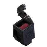 Cold Air Intake For 11-16 Chevrolet Silverado GMC Sierra V8-6.6L LML Duramax Cotton Cleanable Red S&B