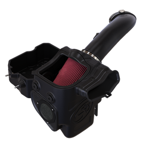 Cold Air Intake For 17-19 Ford F250 F350 V8-6.7L Powerstroke Cotton Cleanable Red S&B