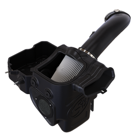 Cold Air Intake For 17-19 Ford F250 F350 V8-6.7L Powerstroke Dry Extendable White S&B