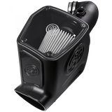 Cold Air Intake For 08-10 Ford F250 F350 V8-6.4L Powerstroke Dry Extendable White S&B