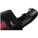 Cold Air Intake For 08-10 Ford F250 F350 V8-6.4L Powerstroke Cotton Cleanable Red S&B