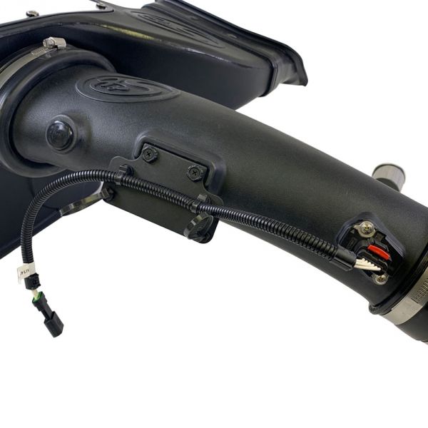 Cold Air Intake For 18-19 Ford F150 3.0L Powerstroke Diesel Cotton Cleanable Red S&B