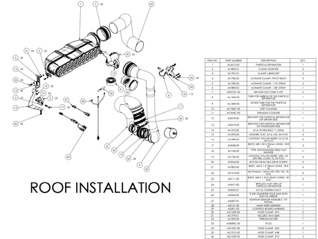 Particle Separator for 2023-2026 Speed UTV "El Jefe"