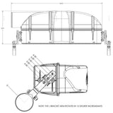 Particle Separator (Roll Bar Mounted) for 2022-2024 Polaris Turbo R, 2020-2026 RZR Pro XP, 2025-2026 RZR Pro S