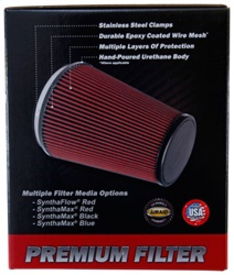 Airaid 10-14 Ford Mustang Shelby 5.4L Supercharged Direct Replacement Filter - Dry / Red Media