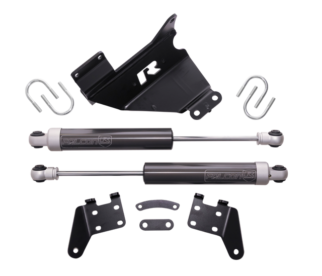 ReadyLIFT 77-13220 - 2013-2026 Dodge/Ram 2500/3500  Dual Steering Stabilizer with Falcon