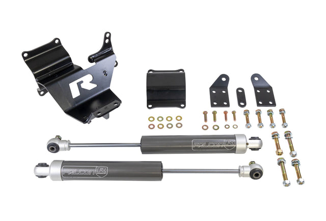 ReadyLIFT 77-23200 - 2005-2026 Ford F250/ F350 8-Lug Dual Steering Stabilizer with Falcons