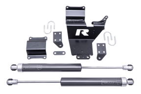 ReadyLIFT 77-23201 - 2005-2026 Ford F450/ F550 10-Lug Dual Steering Stabilizer with Falcons
