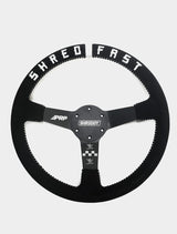 PRP X Shreddy Shred Fast Steering Wheel, Deep Dish Black/White