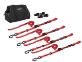 Garage Sale Ultimate ATV/Motorcycle Kit `1" Tie Down (Red)