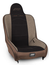 Premier High Back Suspension Seat; Tan and Black (201,
220, 50, 64, 220, Stitching: Black, PRP Logo: Tan, Model
Logo: None)