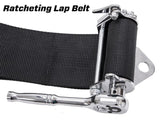 PRP 5.2 Cam-Lock Harness w/ Ratchet Lap Belt - Black