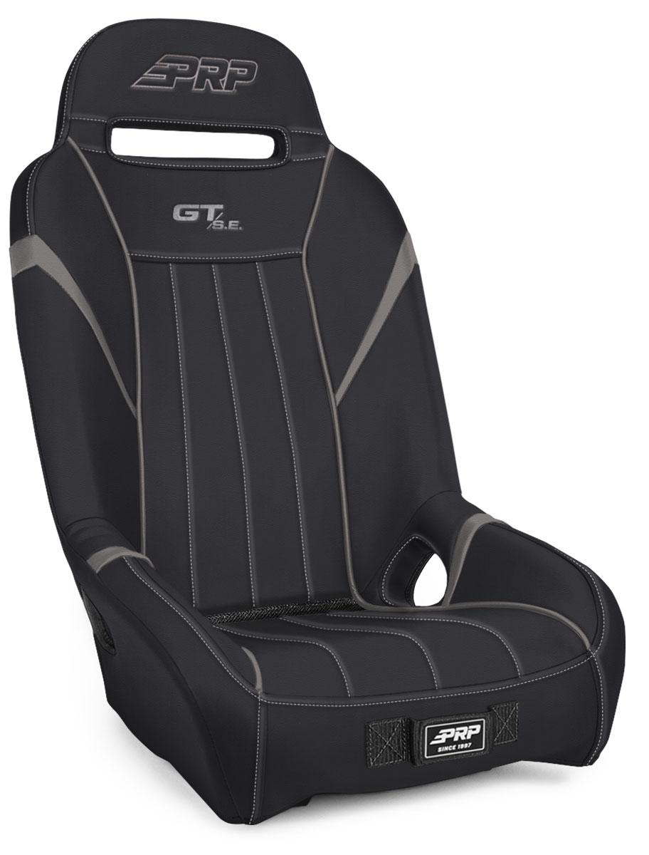 Garage Sale GTSE Suspension Seat for UTV, Black and Gray (203, 201,
201, 201, 201, Stitching: Silver, PRP Logo: Silver, Model
Logo: Silver)